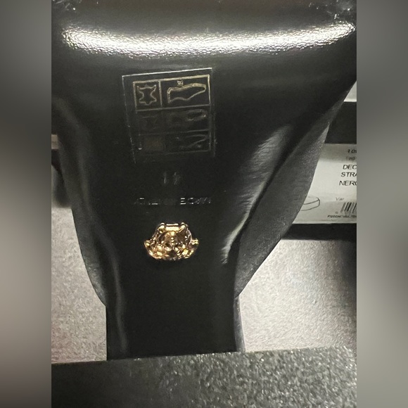 VERSACE Medusa Aevitas Satin Crystal-Embellished Platform Pumps Black 41EU/11US - Picture 8 of 12